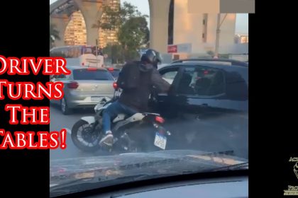 Driver Turns The Tables On Armed Robber