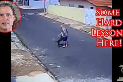 Elderly Man Fights Hard Against Aggressive Dog