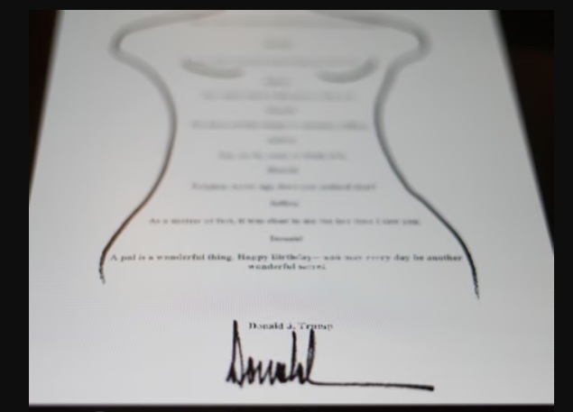 White House Says Trump’s “Birthday Letter” To Jeffrey Epstein is “Fake News”