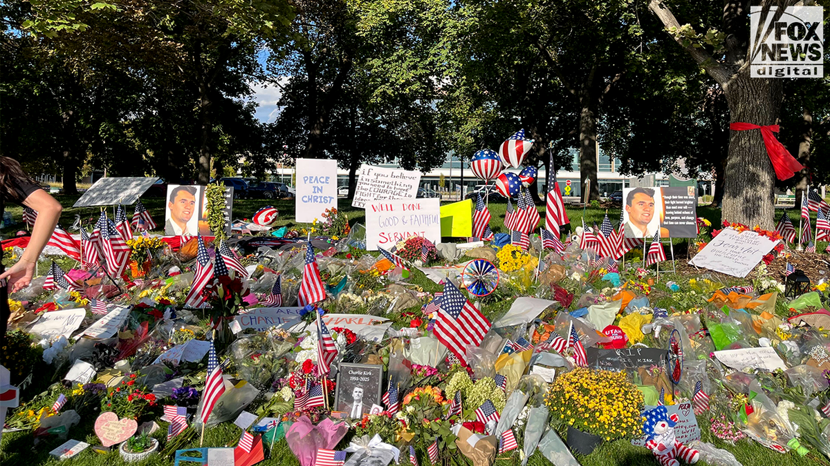 A large memorial at Utah Valley University