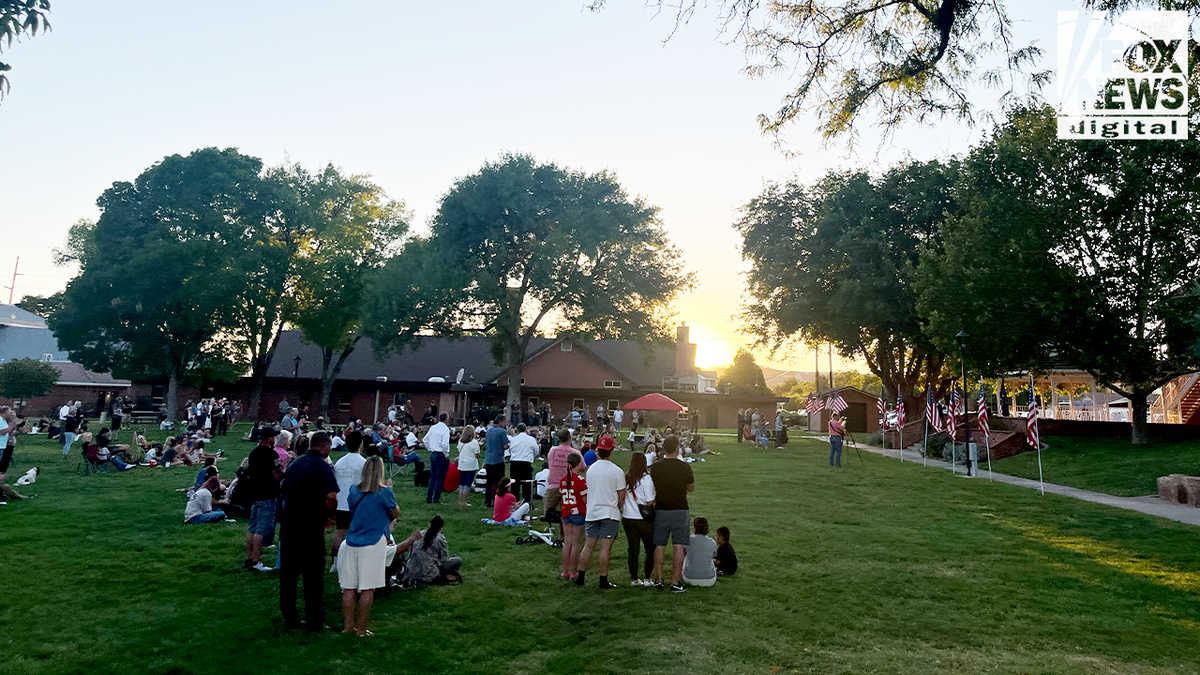A vigil honoring Charlie Kirk and Tyler Robinson