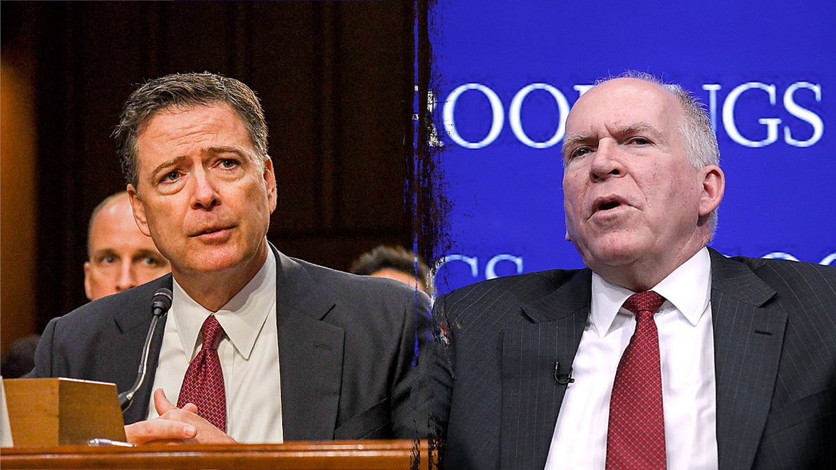 James Comey and John Brennan composite photo