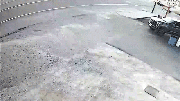 Nebraska man narrowly avoids getting run over by out-of-control vehicle at gas station