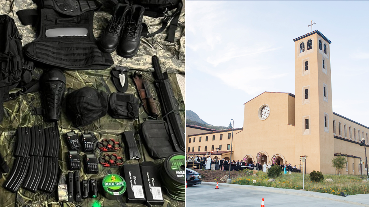 Man drove across country with weapons, made threats after targeting Catholic monastery, officials say