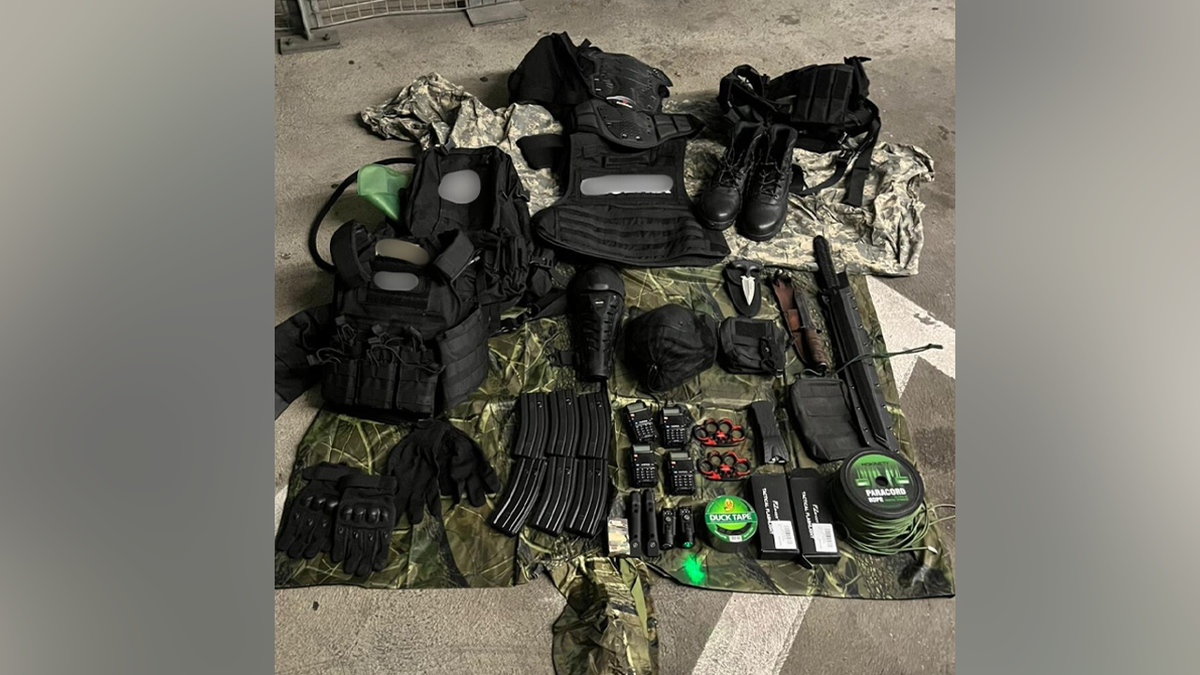 Weapons uncovered in Orange County, CA