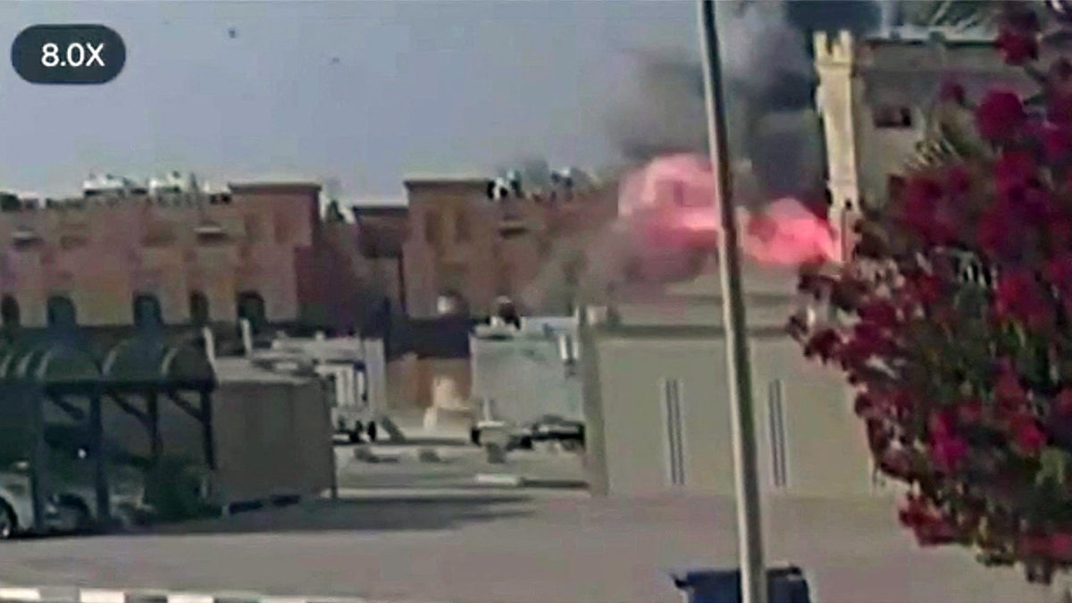 CCTV footage of Doha explosion