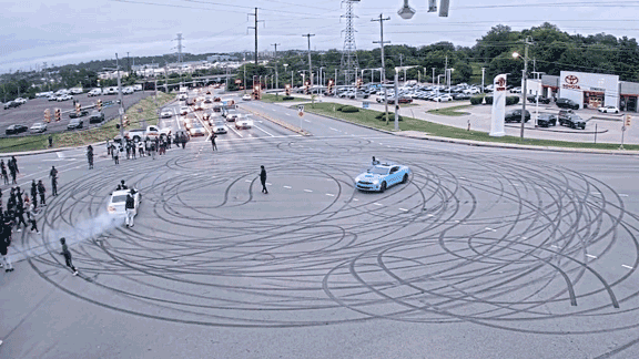 Organized crime rings drive street takeovers by using kids to steal cars for wild stunts: expert