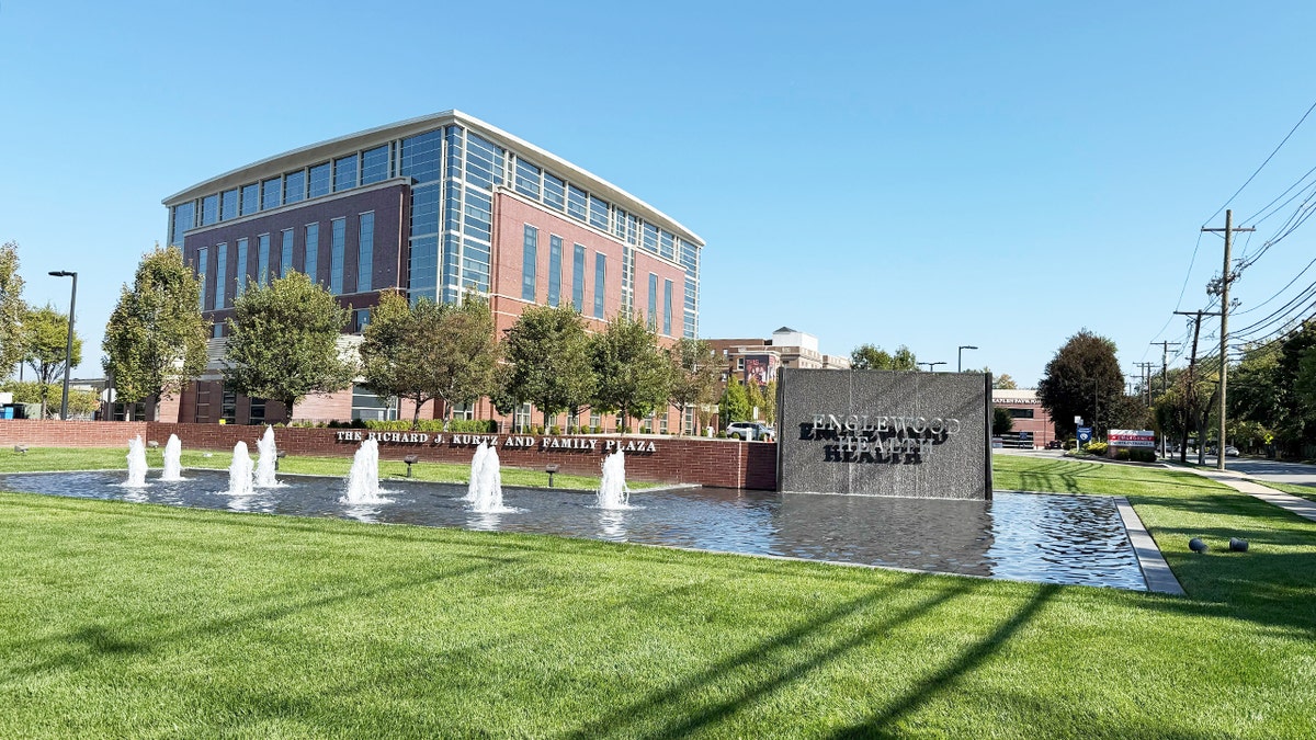 Englewood Hospital fountains in New Jersey