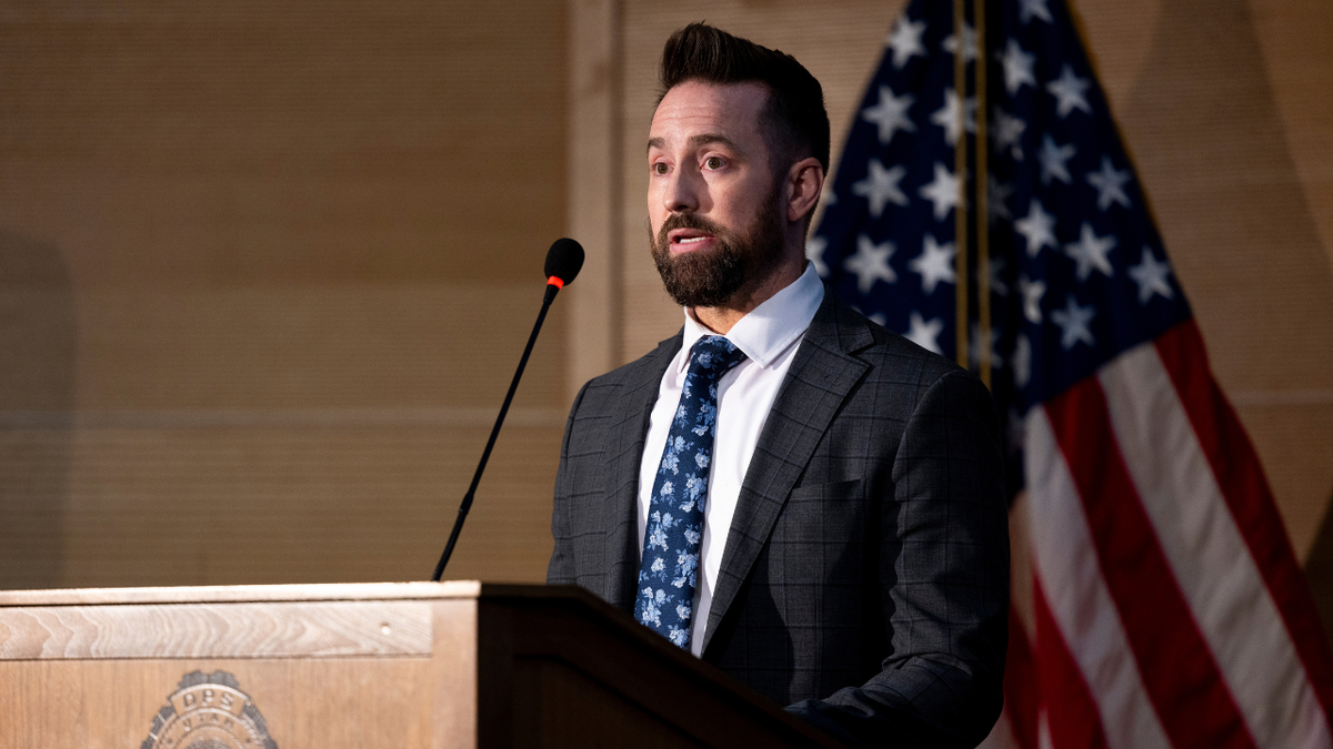 FBI Special Agent in Charge Robert Bohls speaking at a press conference following the death of Charlie Kirk