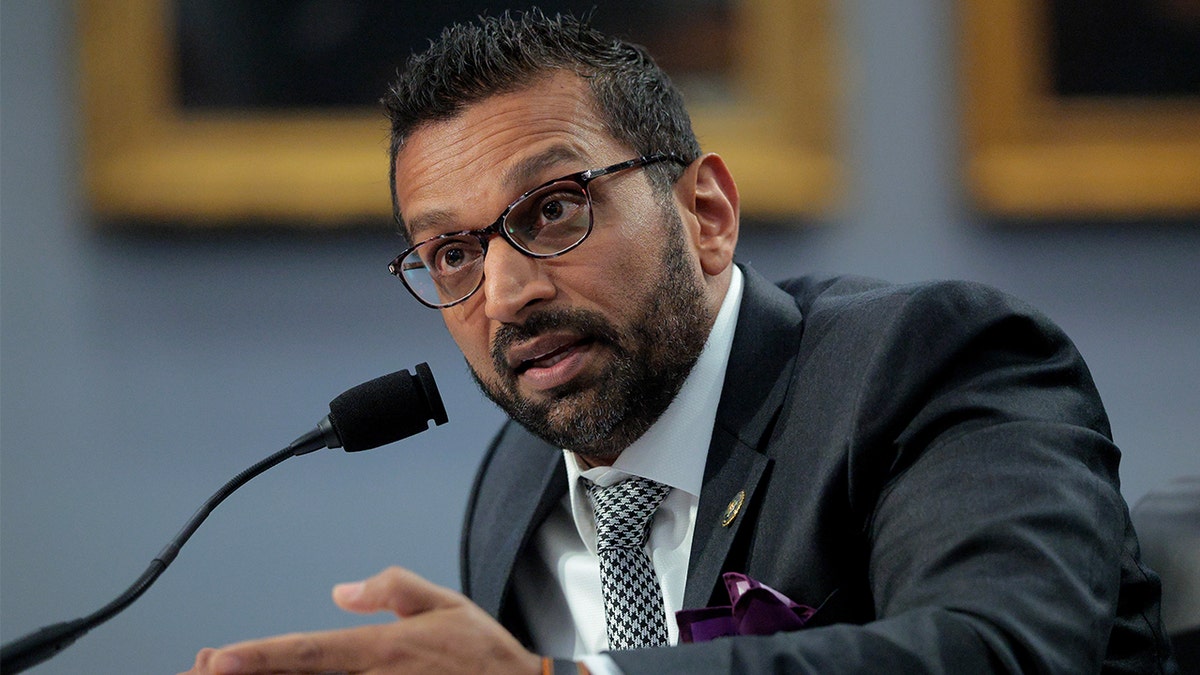 Kash Patel speaks in Congressional hearing