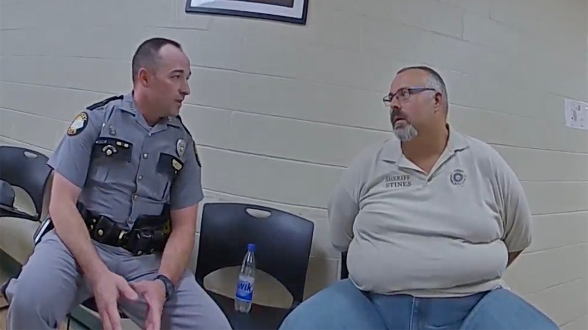 Mickey Stines and Kentucky state trooper Jason Bates