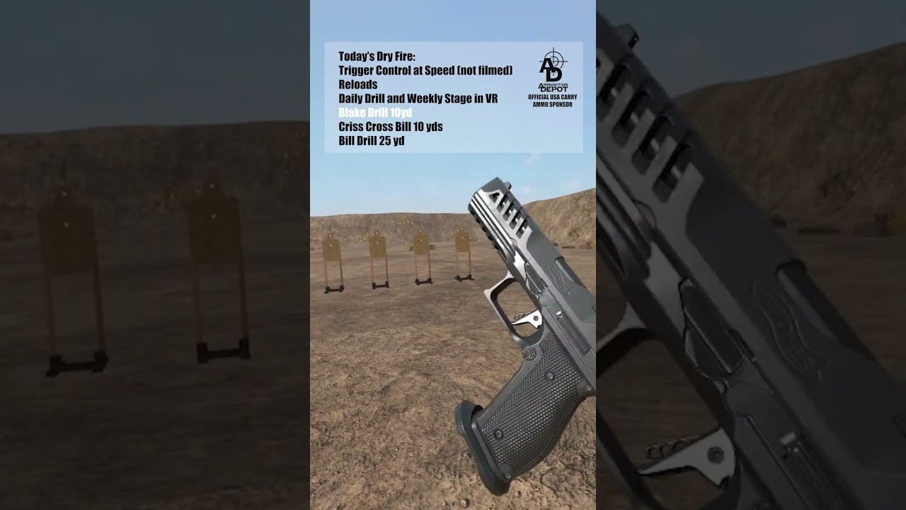 Mixing Dry Fire and VR Training
