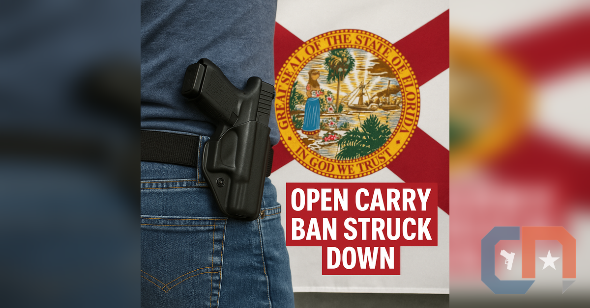 Florida Court Declares Open Carry Ban Unconstitutional