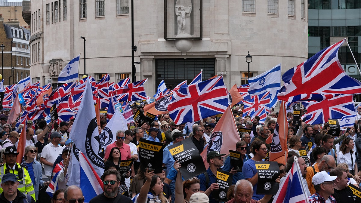 UK march against antisemitism