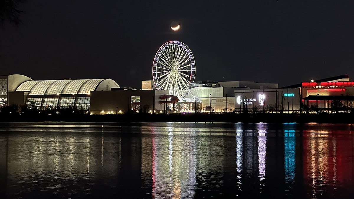 A shot of the skyline in Secaucus, New Jersey