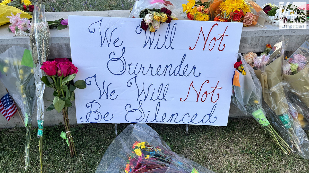 Utah Valley University memorial for Charlie Kirk