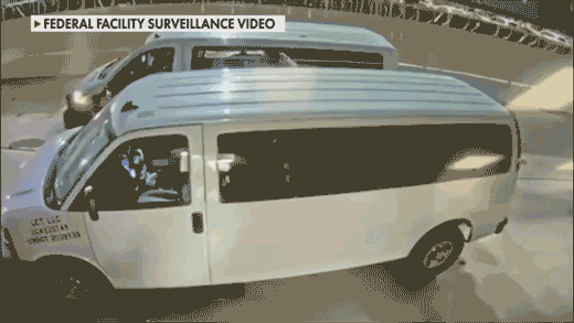 Surveillance video shows Dallas ICE agents protecting detainees as gunfire rains down on facility