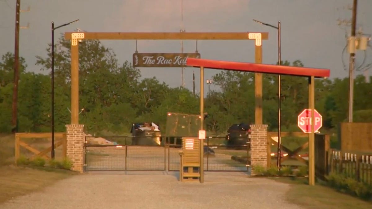 Entrance to The Rac baseball complex in Katy, Texas