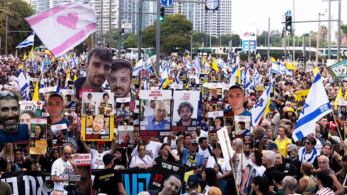 protesters demand return of hostages