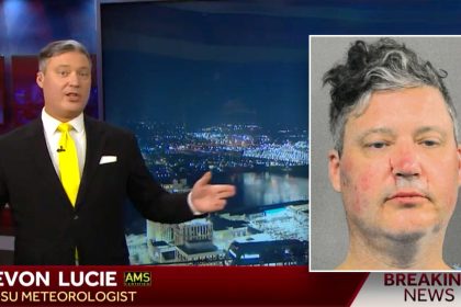 TV weatherman arrested after allegedly punching girlfriend ‘several times’ while her kids were nearby