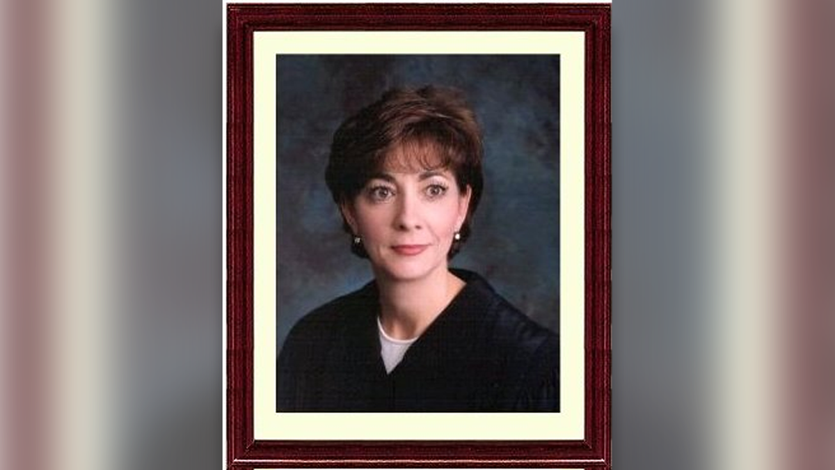 Judge Goodstein in her robes in a portrat