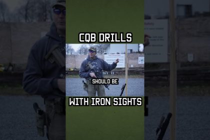 Special Forces CQB Drills with Iron Sights #shorts #specialforces