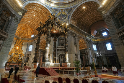 Man hauled away by security after urinating on main altar at St. Peter’s Basilica: report