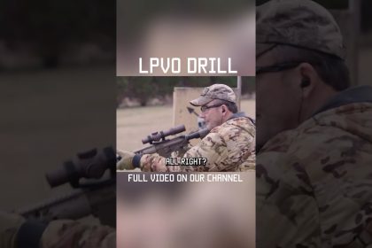 A drill for LOW POWERED VARIABLE OPTICS #shorts #training #specialforces