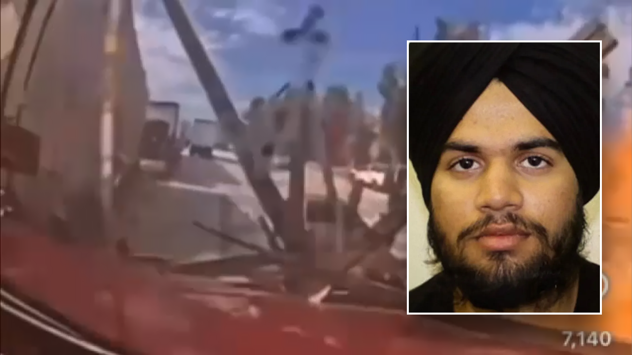 Dashcam video shows deadly freeway crash involving suspected illegal immigrant trucker