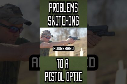 Problems switching to a pistol optic? #shorts #shoot