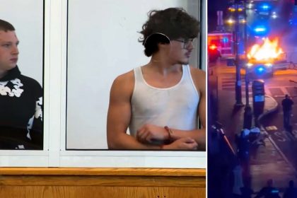 Blue city street takeover suspects released after police cruiser torched: officials