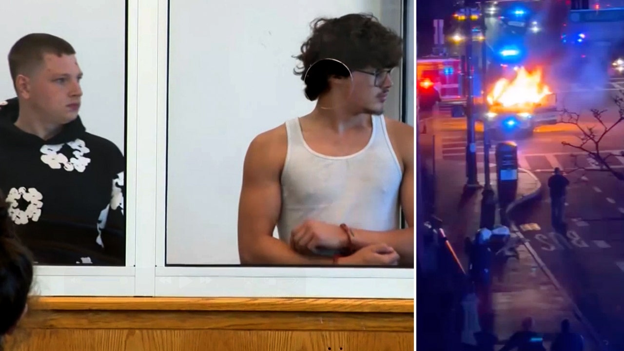 Blue city street takeover suspects released after police cruiser torched: officials