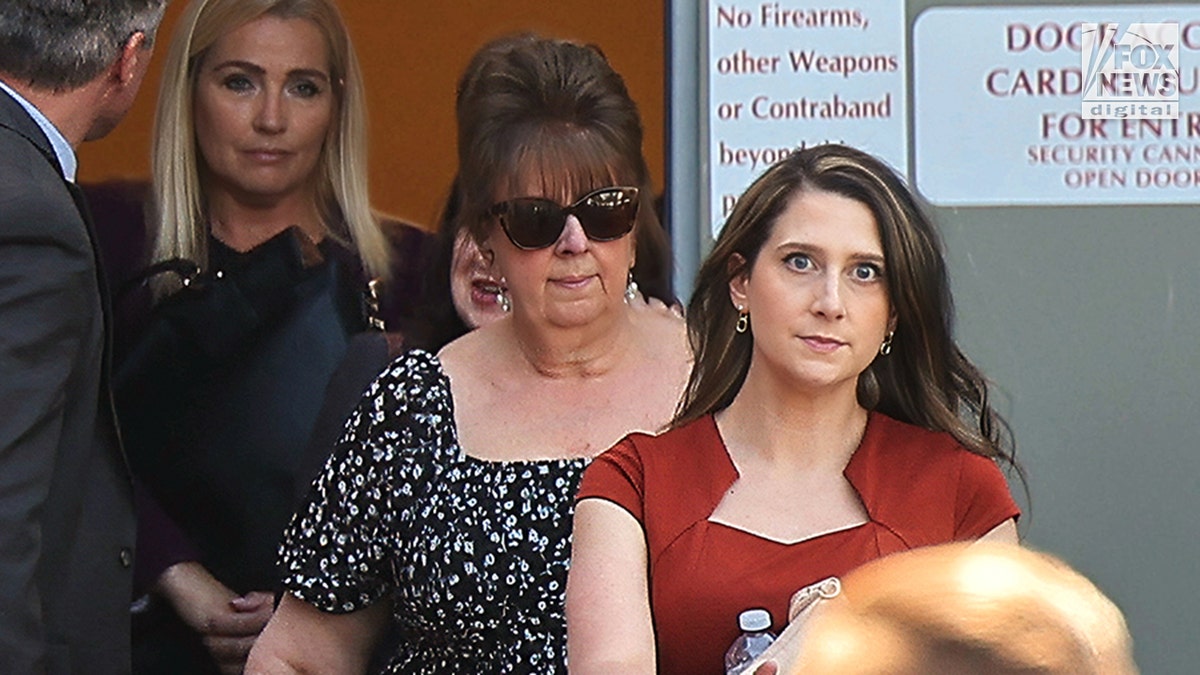 Mom and sister of Bryan Kohberger leave court after his sentencing.