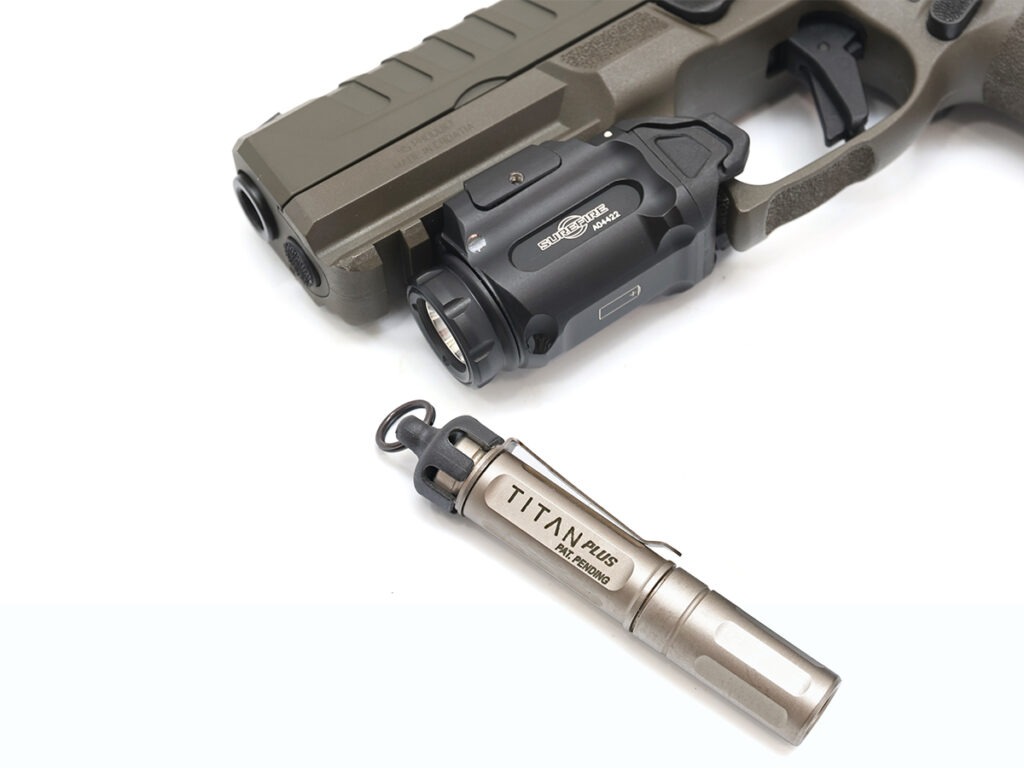 pistol and edc light