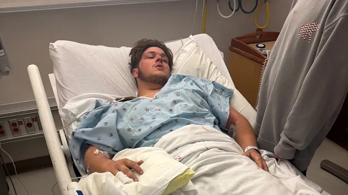 Silas McCay in the hospital