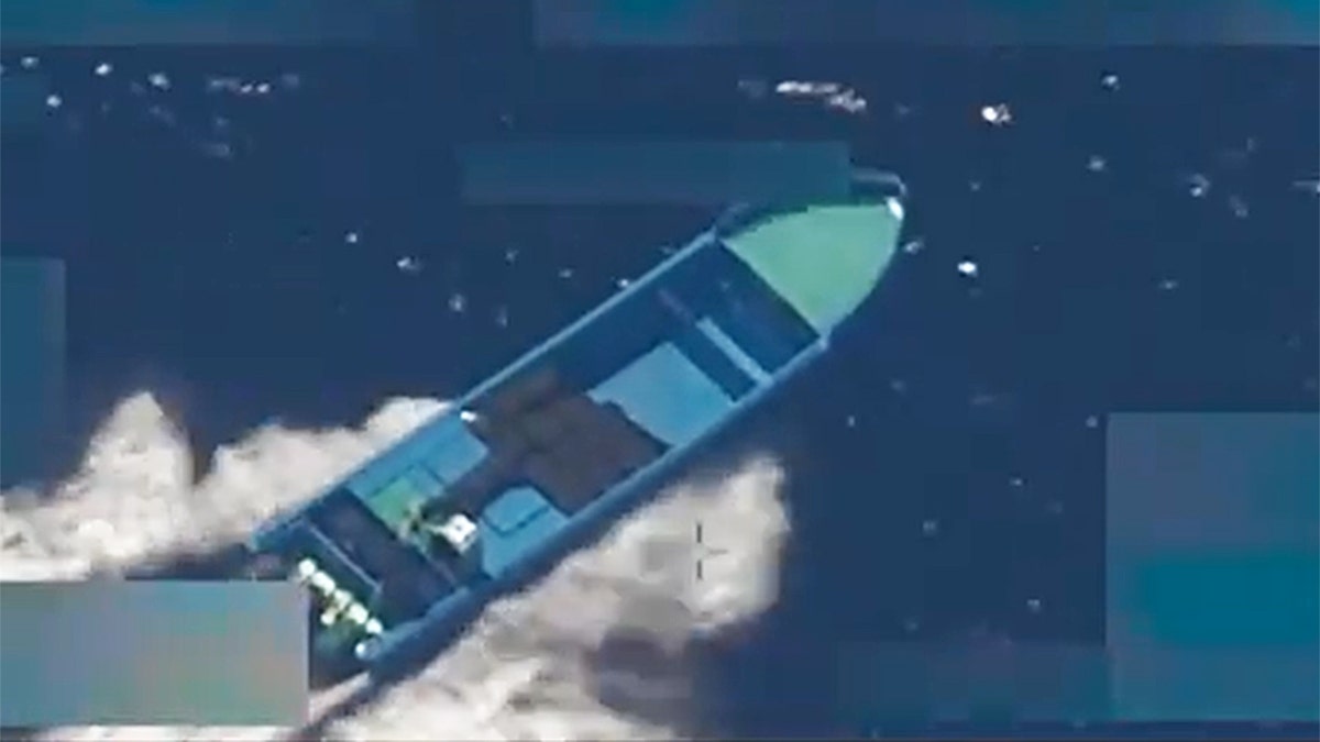 Boat travels in Eastern Pacific Ocean prior to U.S. strike