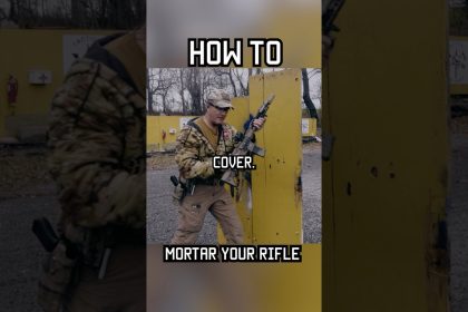 The trick to “mortar” your rifle #shorts #military #specialforces #tips