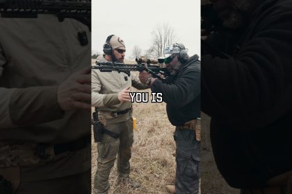 What’s the CORRECT way to hold a rifle? #shorts #opinion #tips