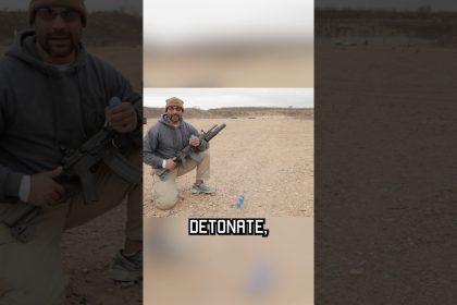 Even Grenade Launcher Training Rounds are badass #shorts #fun