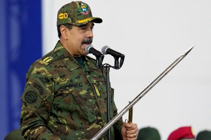 Maduro brandishes sword at rally as he rails against ‘imperialist aggression’ amid rising tensions with US