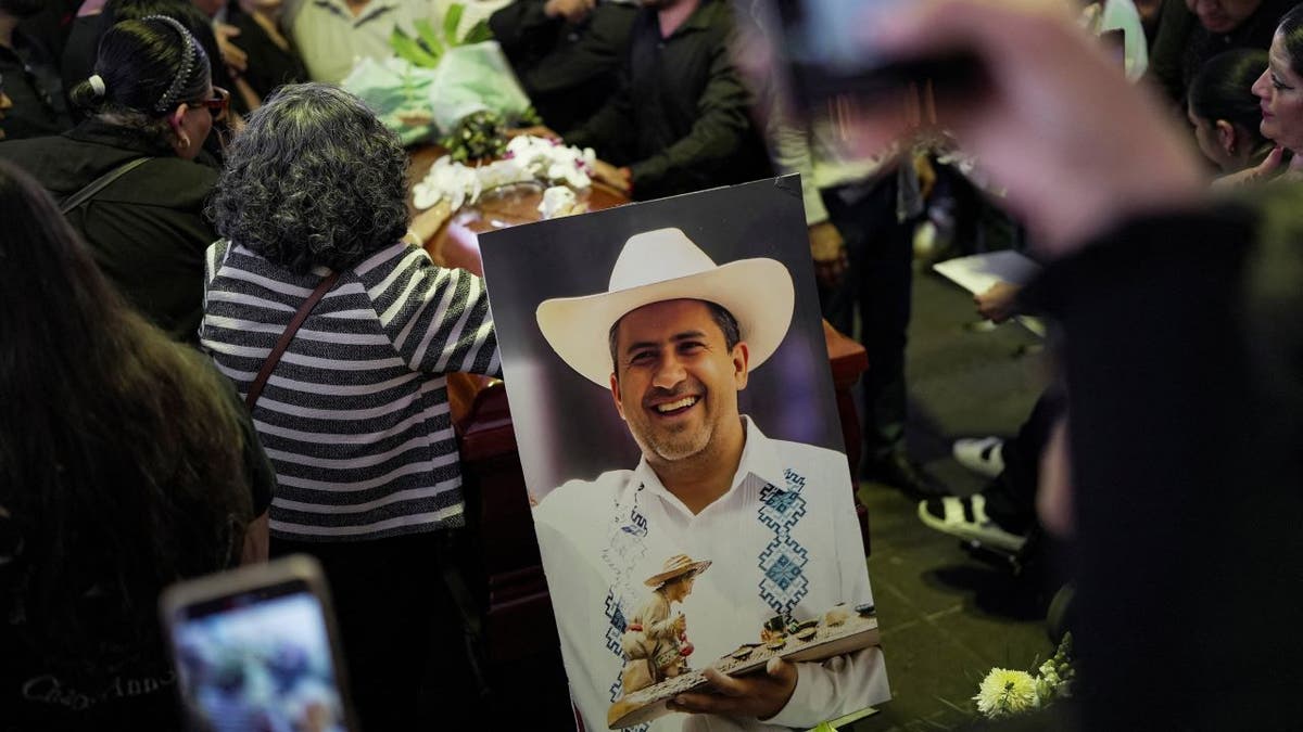 Carlos Manzo's funeral