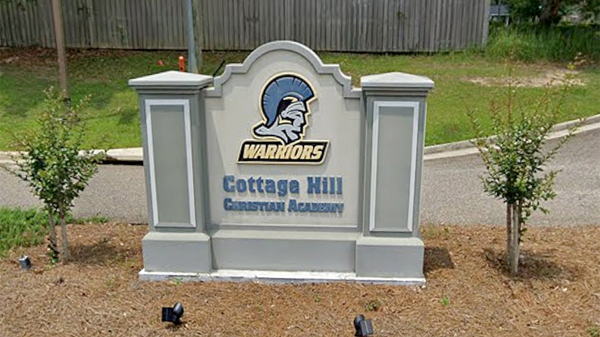 Cottage Hill Christian Academy sign