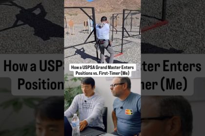 How a USPSA Grand Master Enters Positions vs. First-Timer (Me)
