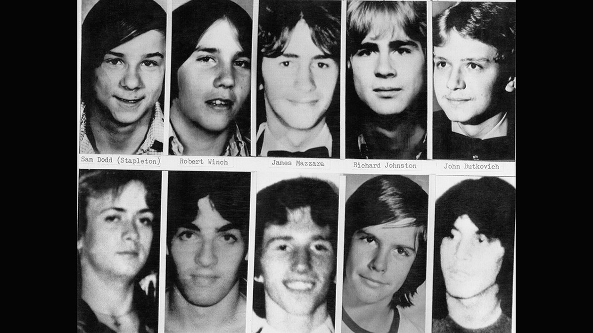 A composite of John Wayne Gacy's victims.