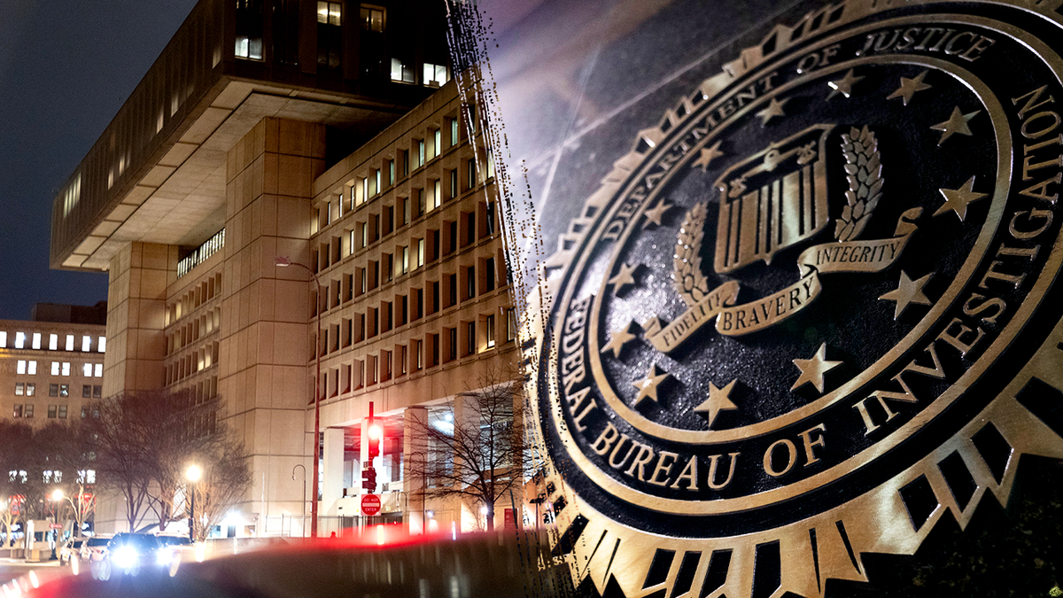 The FBI's headquarters in Washington, D.C., and the bureau's logo are seen in this digital illustration. Photos by Getty/AP