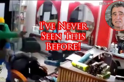 Perp Caught on Camera Using a Back Up Gun!