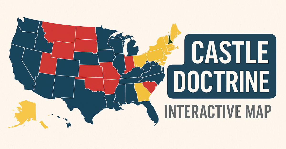 Castle Doctrine map of states