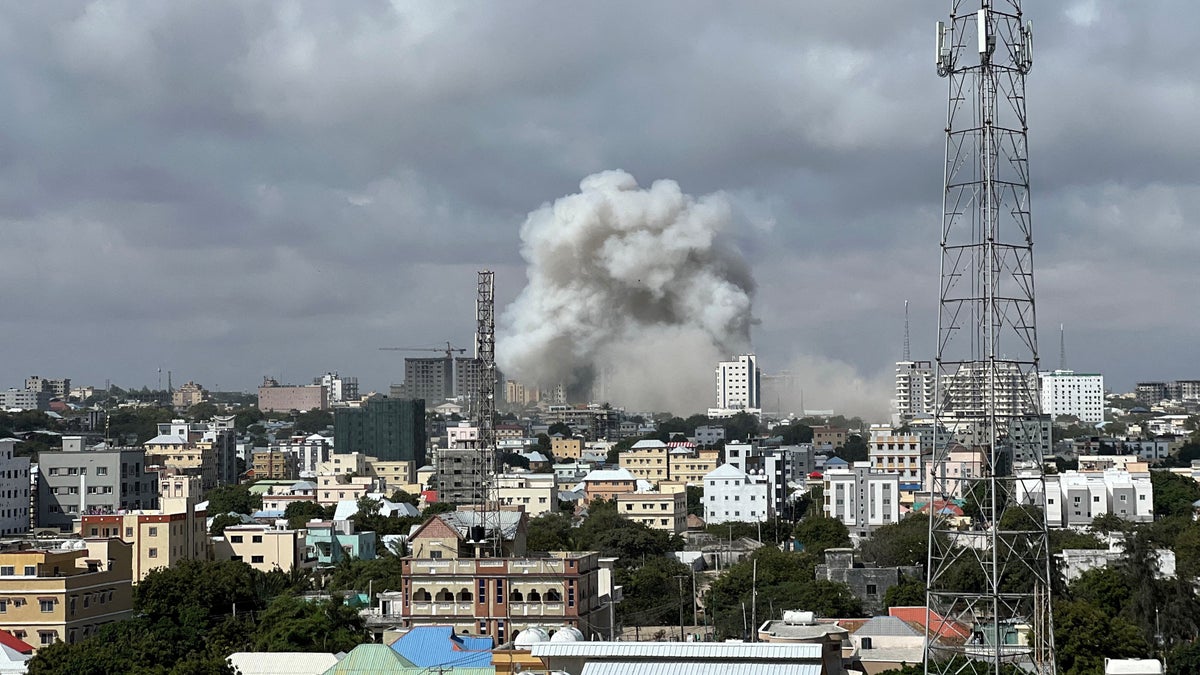 Bomb blast Somalia.