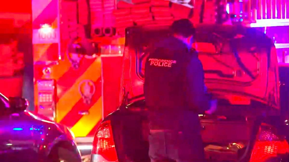 Police at scene of Brown University shooting