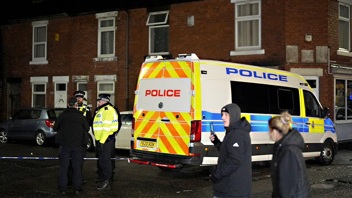 Police in Derby, UK